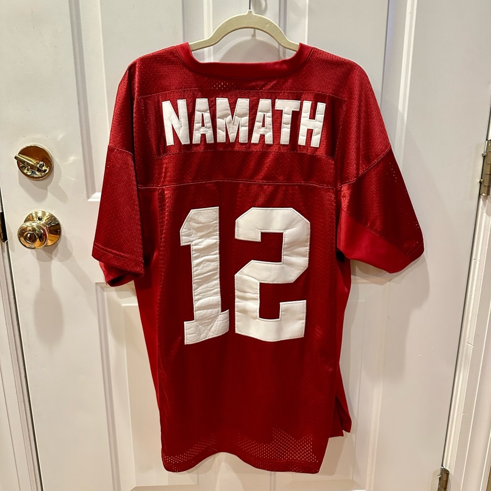 Authentic Nike Alabama Crimson Tide Joe Namath College Football Jersey Size 50